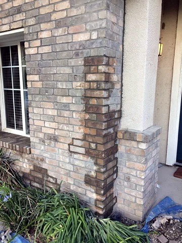 Brick corner repair