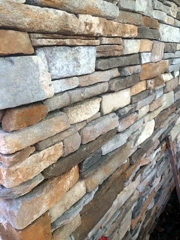 Stacked stone veneer