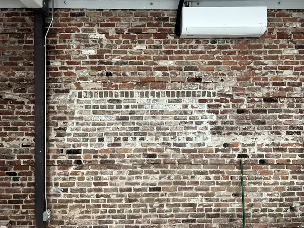Interior used-brick wall